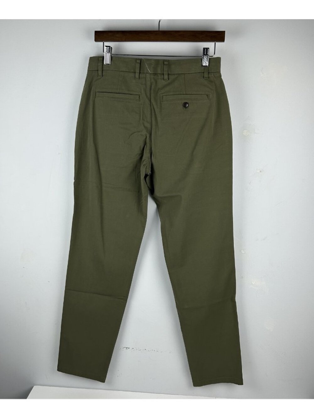 New Men’s Everlane Performance Chino Straight Olive green Pants size 29 x 28 NWT - Picture 3 of 11